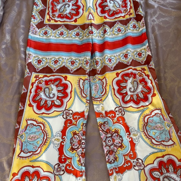 Mango Baroque printed top and pants - Picture 3 of 4